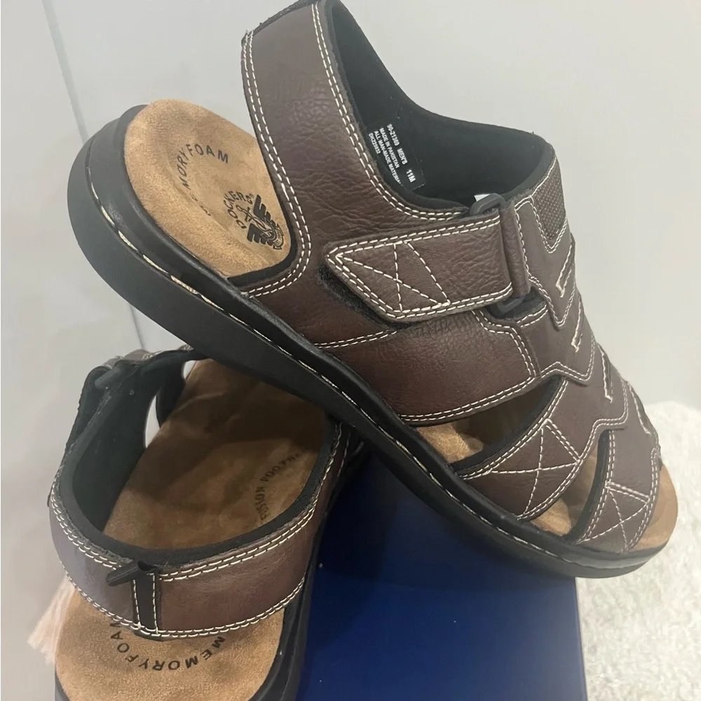 Dockers‎ Men's Dark Brown Strap Sandals